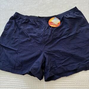 L.L. Bean Women's Navy Swim Shorts w Inner Lining - Plus Size 2X - NWT
